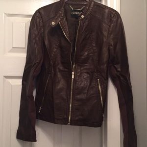 Express leather jacket